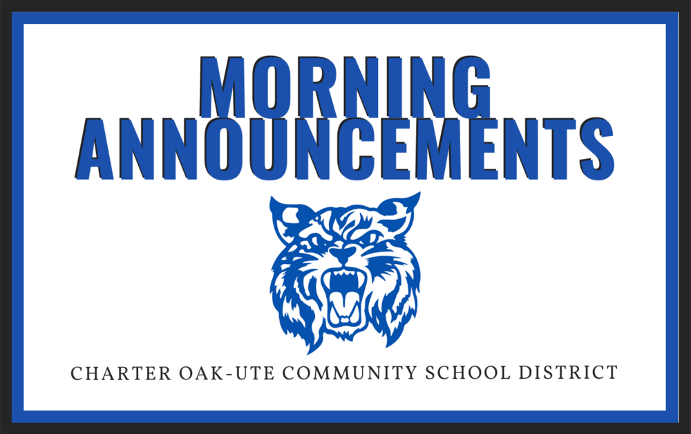 Announcements - Dec 16