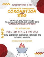 High School Coronation and BBQ